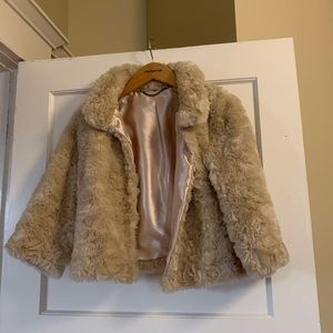 Faux fur coat
